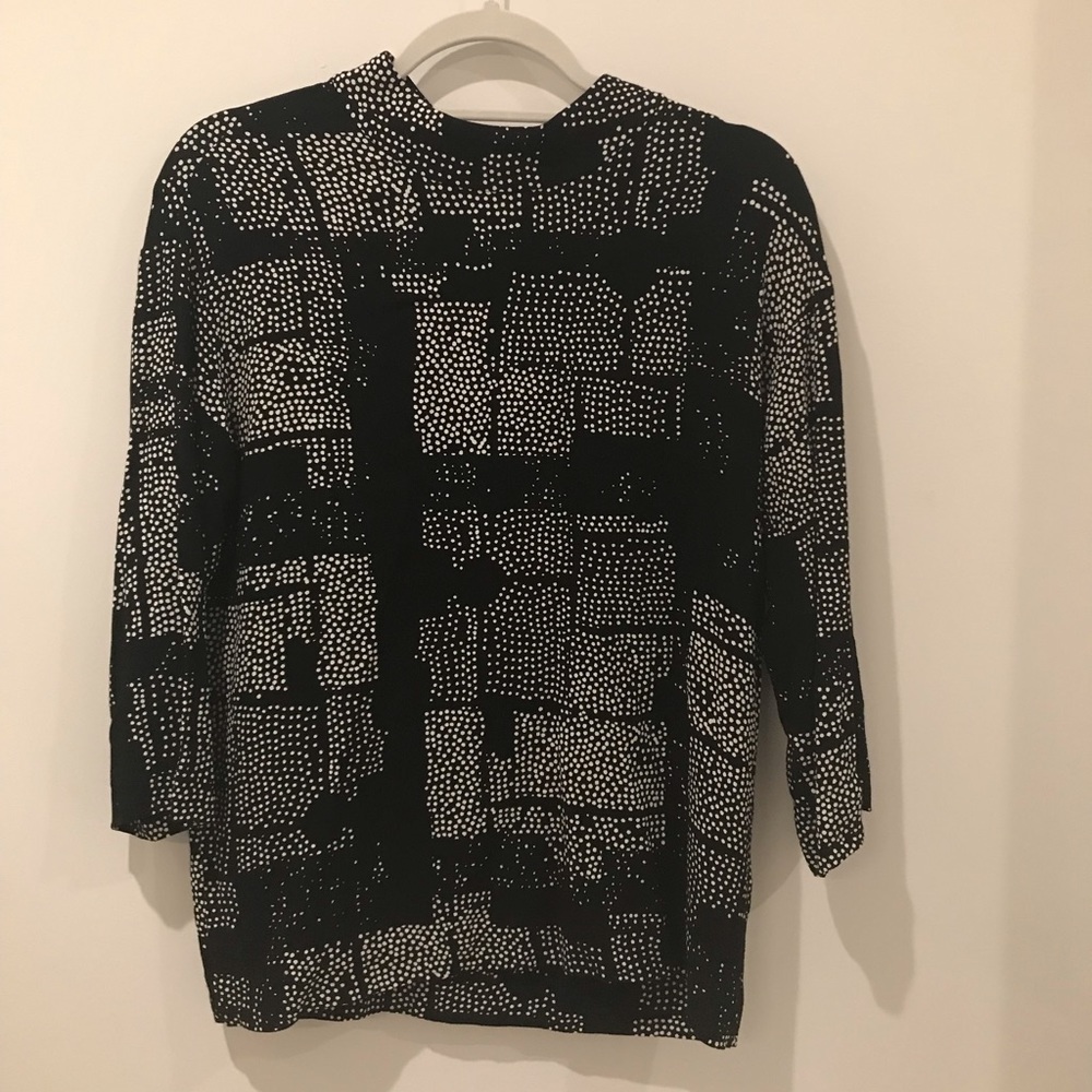 Marimekko Kaeti Mäti tie-neck blouse